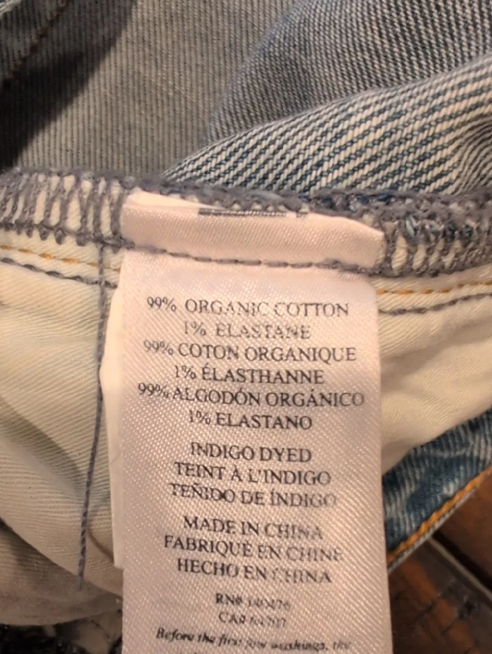 Faherty Slim Straight Leg Jeans Organic Cotton Feel Good Denim